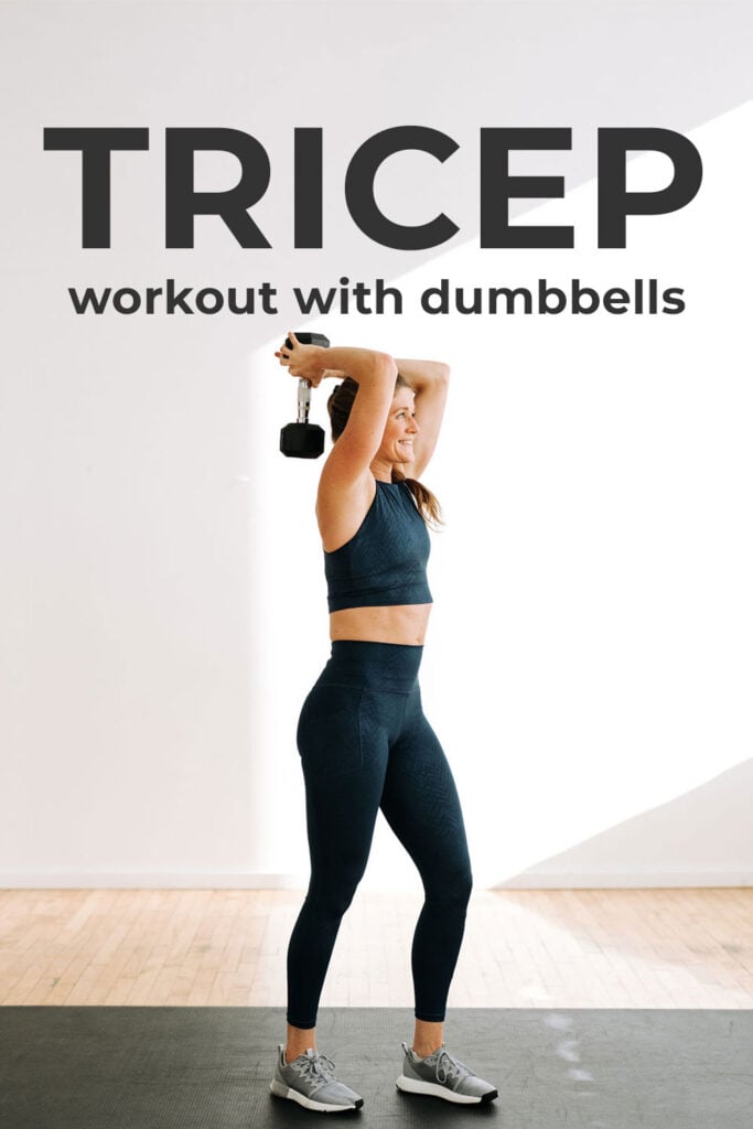 Tricep Workout with Dumbbells