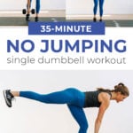 Full Body Kettlebell Workout pin for pinterest