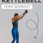 Full Body Kettlebell Workout pin for pinterest