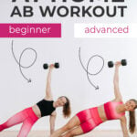 At Home Cardio Abs Workout beginner abs to advanced abs