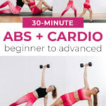 Pin for Pinterest of cardio abs workout