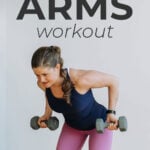 Pin for Pinterest - best upper body exercises for women