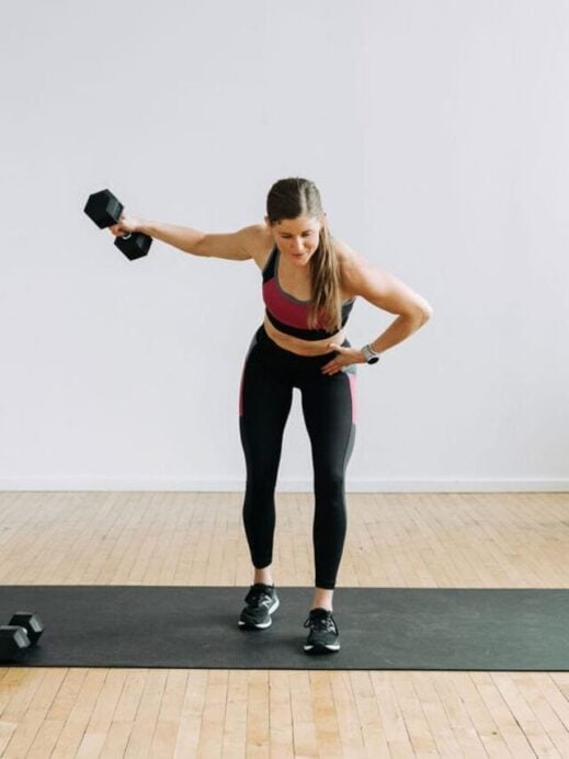 Pull Day Workout | single arm dumbbell back fly