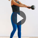 Full Body Kettlebell Workout pin for pinterest