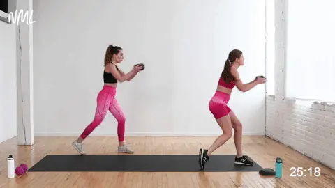 shuffle pivot pass | HIIT cardio abs workout