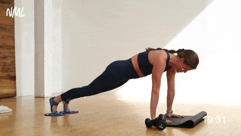 How to do Plank Knee Tucks with Exercise Sliders