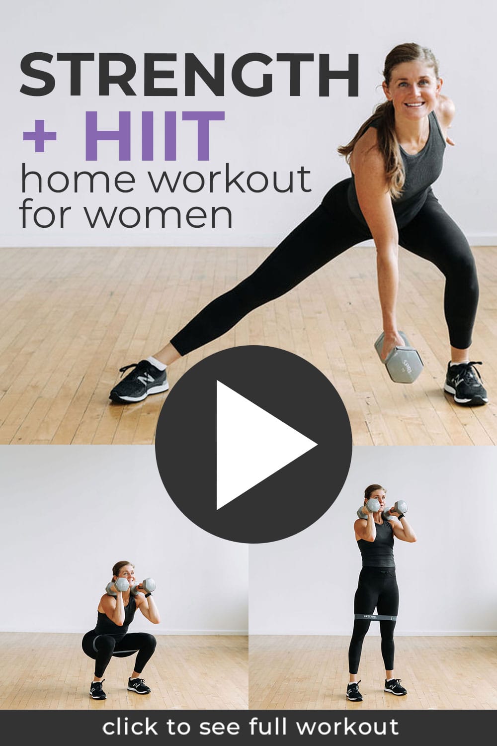 BEST Strength + HIIT Home Workout for Women Nourish Move Love