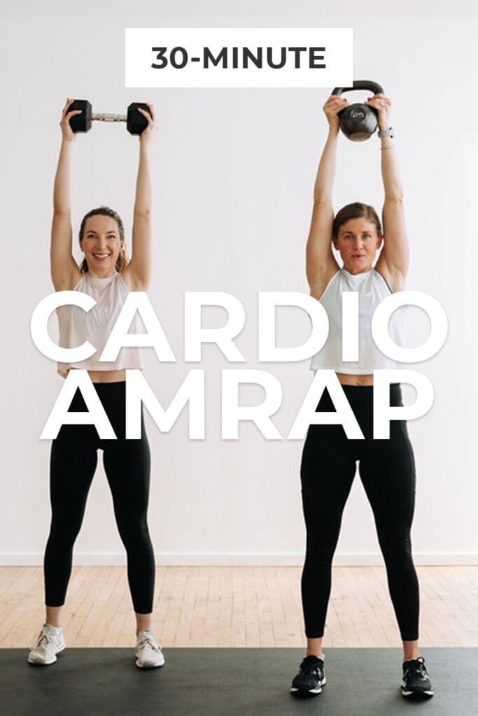 pin for pinterest - 30 minute kettlebell amrap