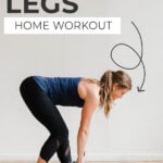 LEG WORKOUTS at home | pin for fpinterest