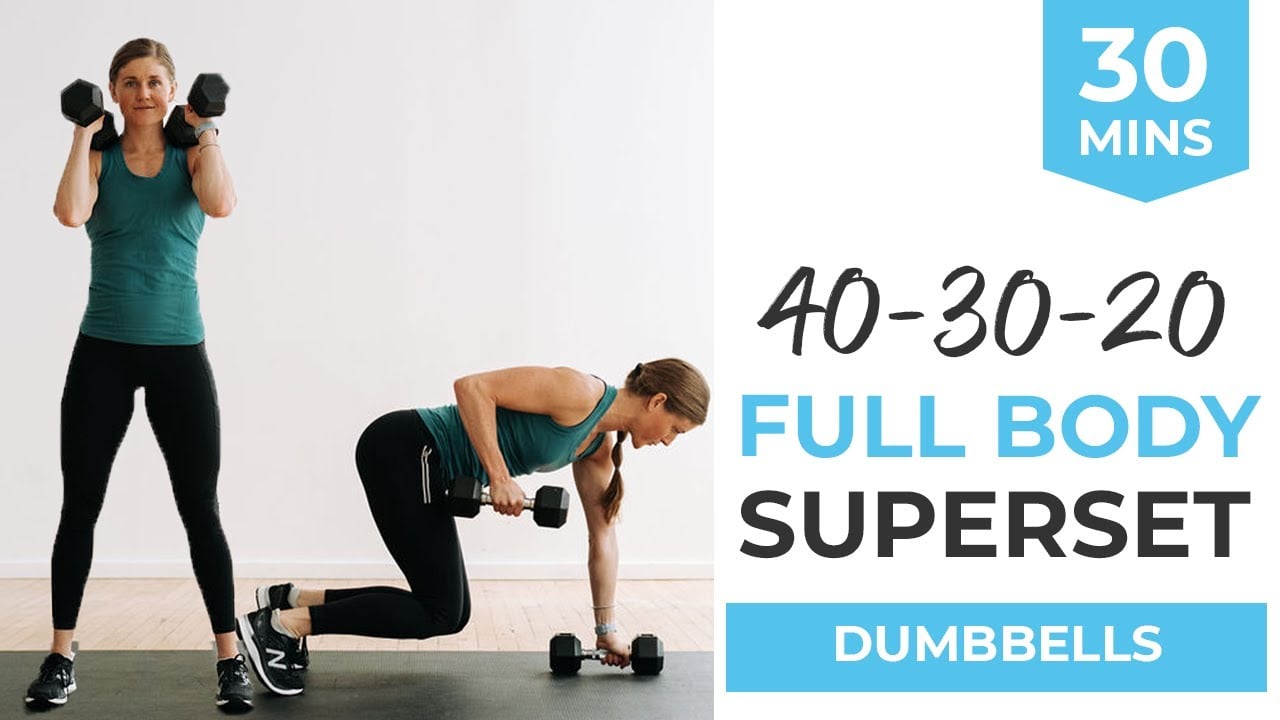 20-Minute Upper Body Workout with Dumbbells for Women Over 40 