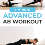 Advanced Ab Workout | pin for pinterest