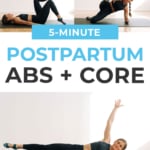 Beginner Ab Workout pin for pinterest