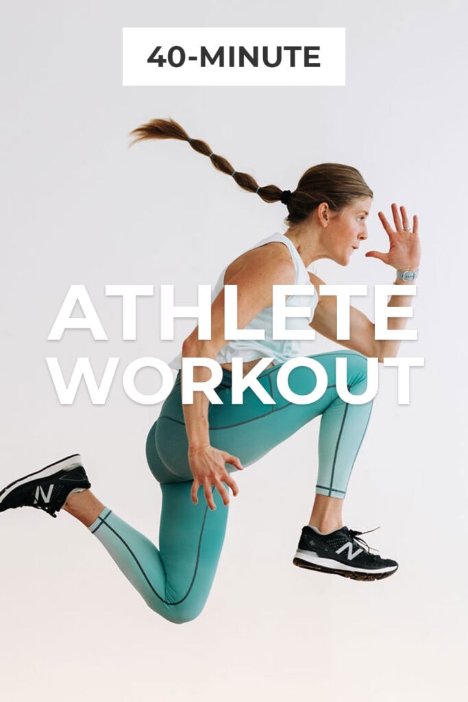 Pin for pinterest - 40 minute athletic explosive workout