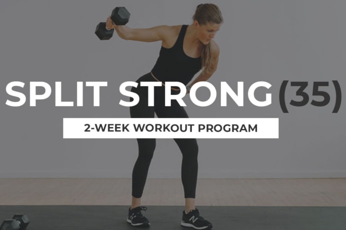 Split Training Workout Program | free home workout plan