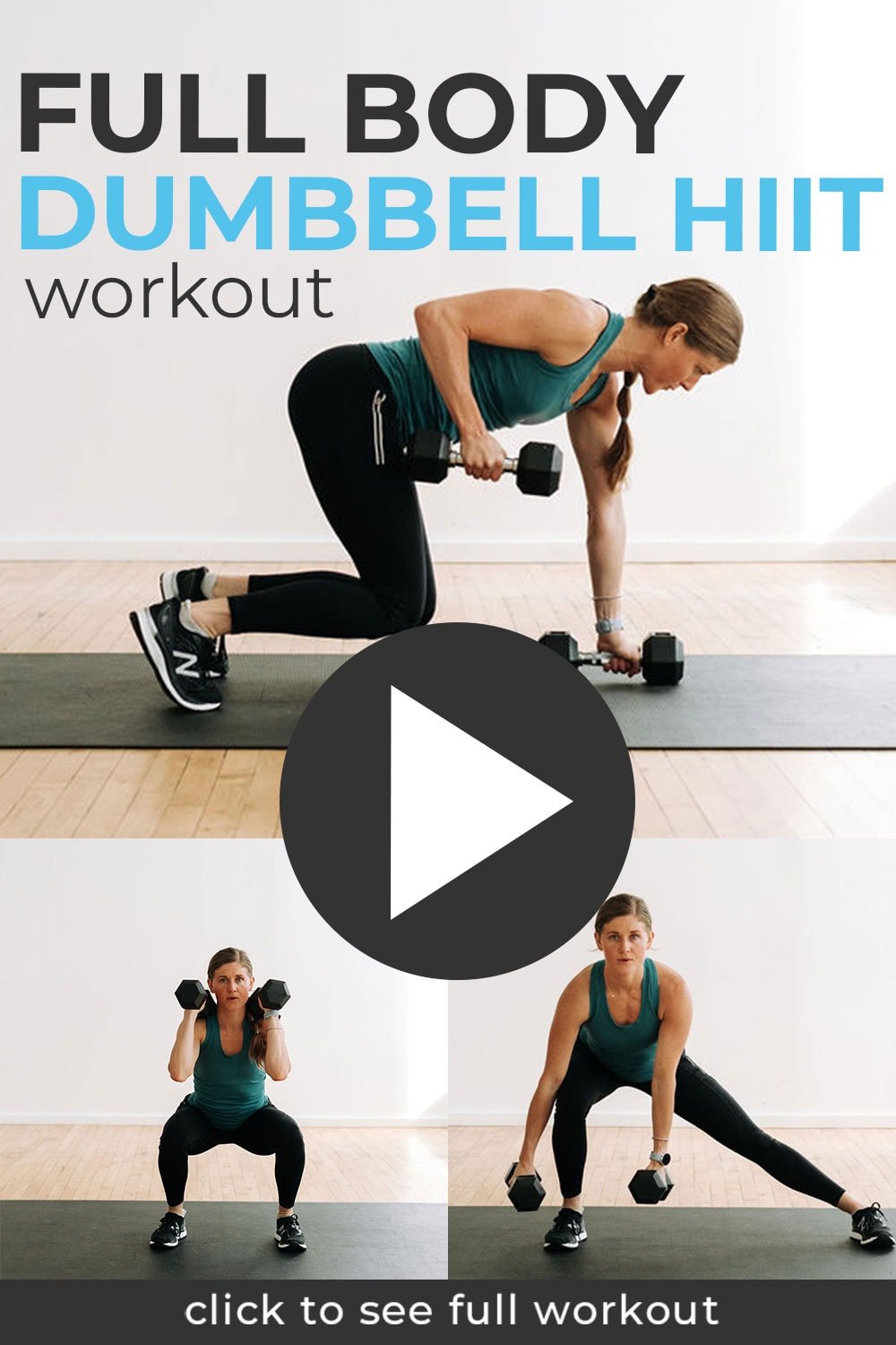 30Minute Dumbbell HIIT Workout (Video) Nourish Move Love