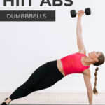 Pin for Pinterest of dumbbell ab workout