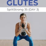 Pin for Pinterest of legs and butt workout for women