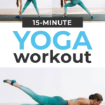 Pin for Pinterest of power yoga and abs workout