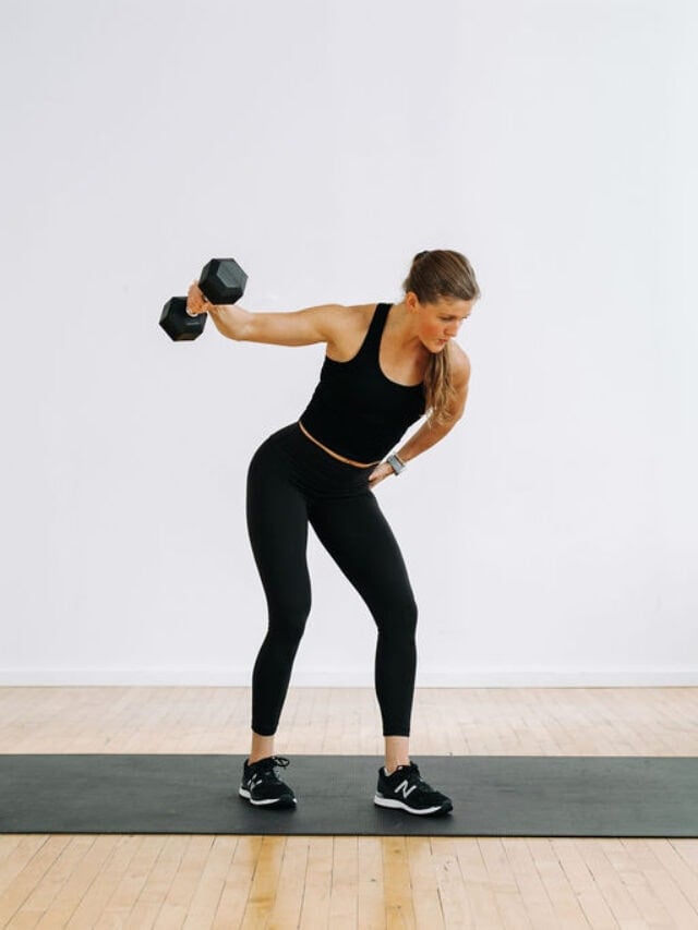 6 Dumbbell Arm Exercises To Work Your Back and Biceps (PULL