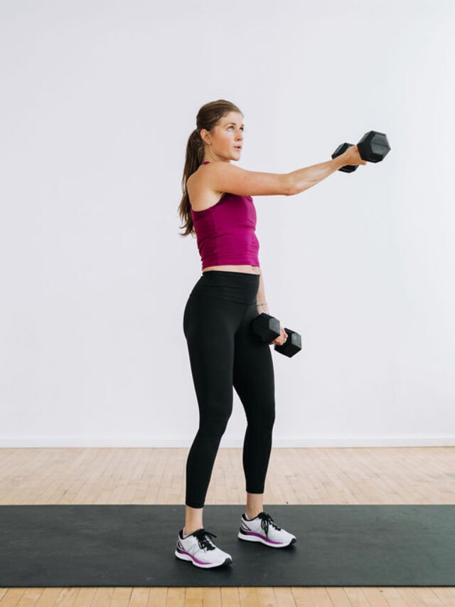5 Moves For STRONG, TONED Legs and Chest Muscles! Nourish, Move, Love
