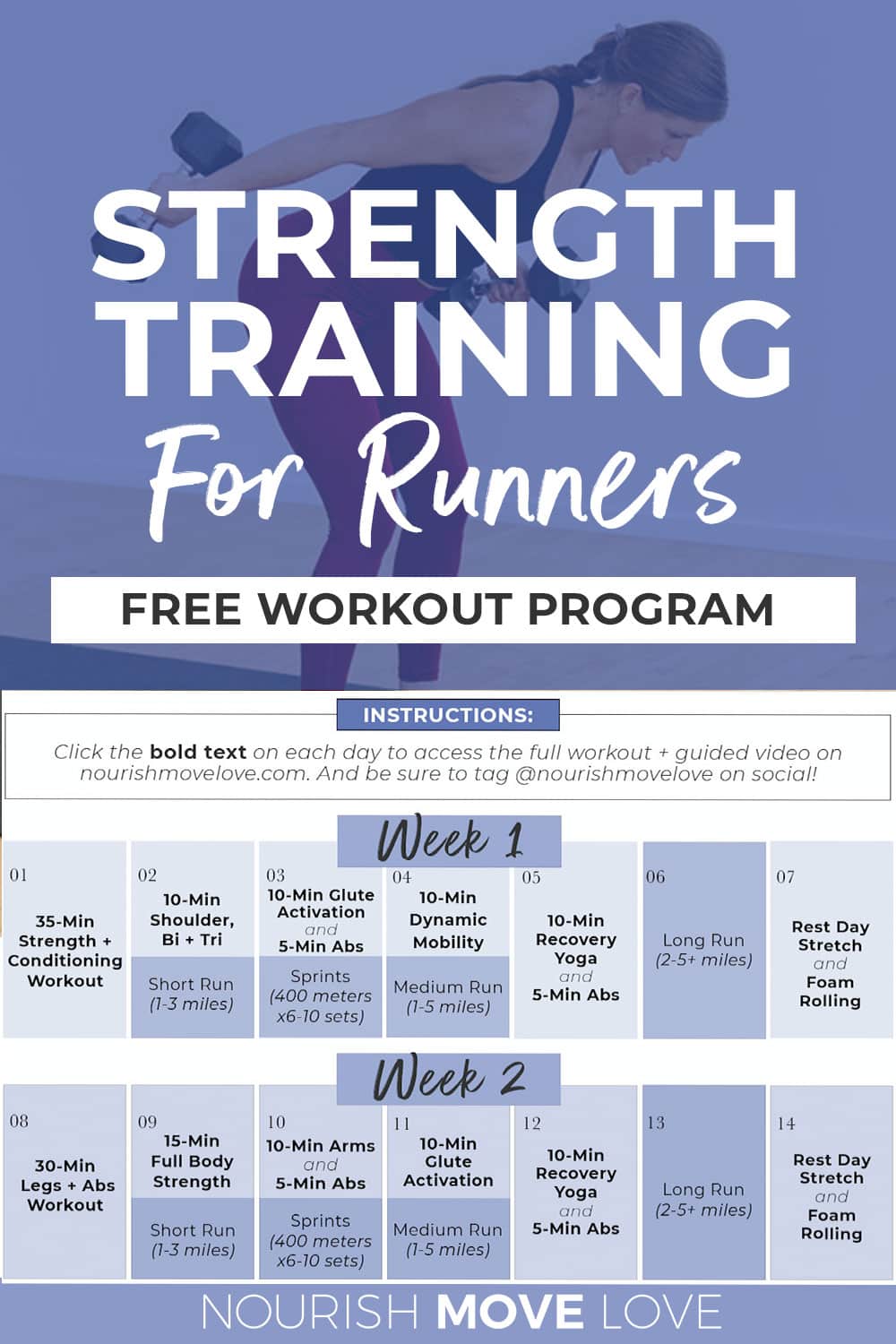 Printable Strength Training Workouts For Runners