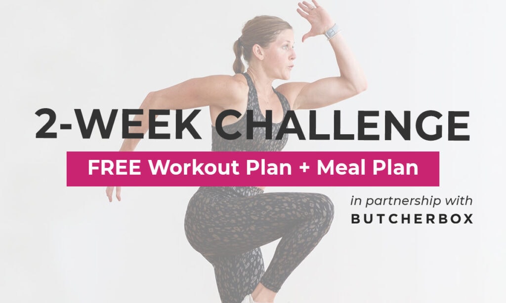 2 Week Workout Challenge for Women with Healthy Eating Meal Plan