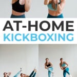 Pin for Pinterest of core and cardio kickboxing workout