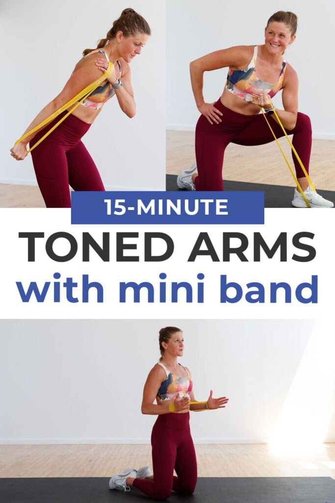 15 Minute Resistance Band Arm Workout for Women