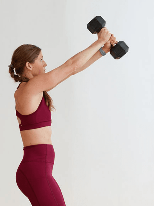 15 Minute Full Body Strength | Dumbbell Overhead