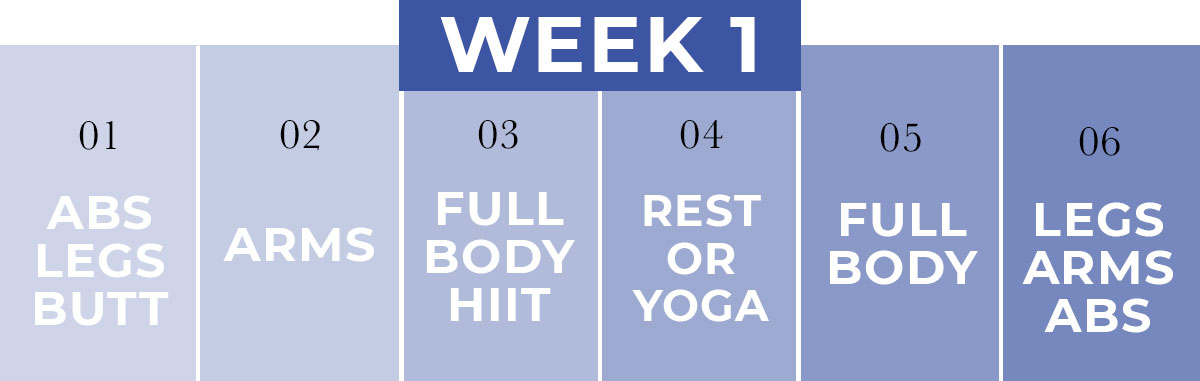 Beginner Workout Plan | Week 1