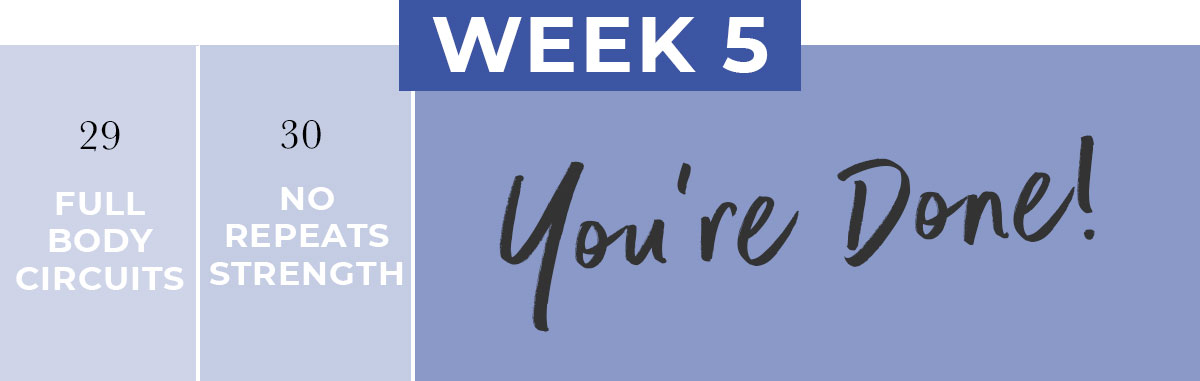 Fitness Beginner Workout Routine | Week 5
