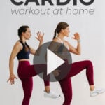 Cardio Workout AT Home Pin for Pinterest