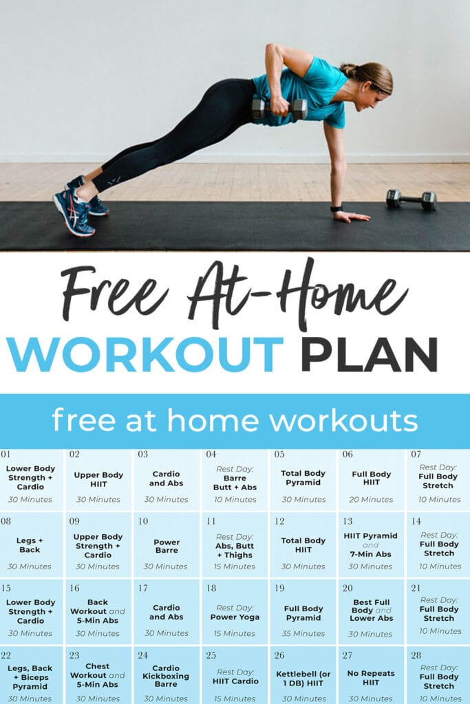 Free 30 Day Home Workout Plan Pdf