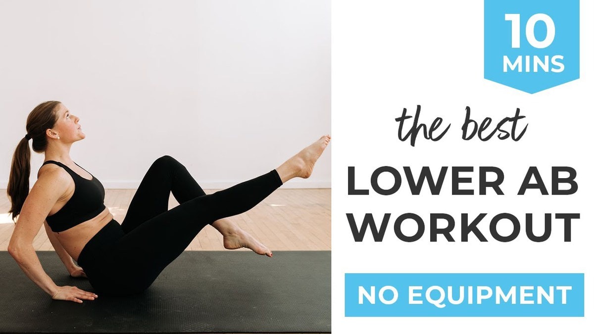 The BEST Lower Ab Workout For Women (No Equipment, 10-Minute Lower