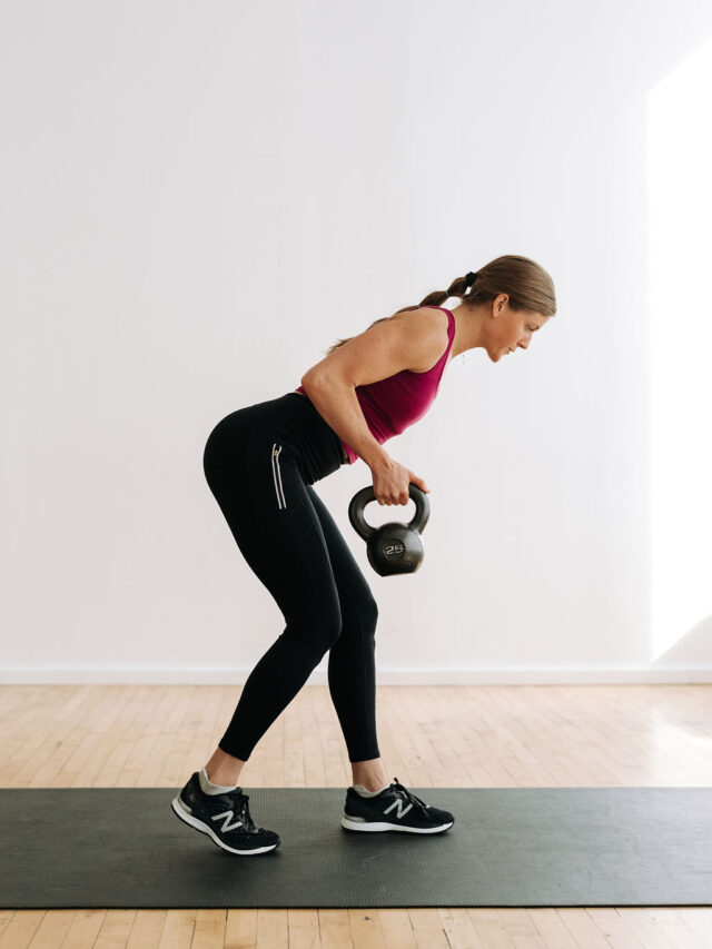 5 Kettlebell Exercises to Burn Fat (Strength + HIIT At Home)