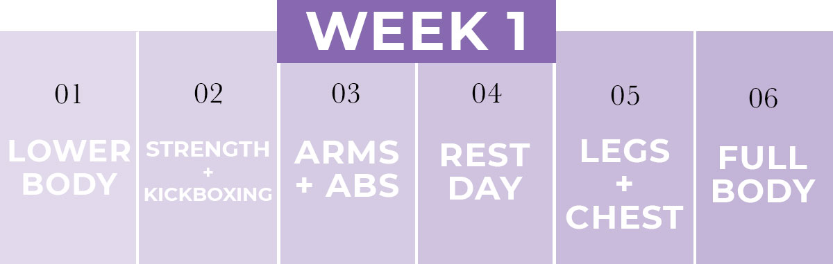 Week 1 | Full Body Workout Plan 