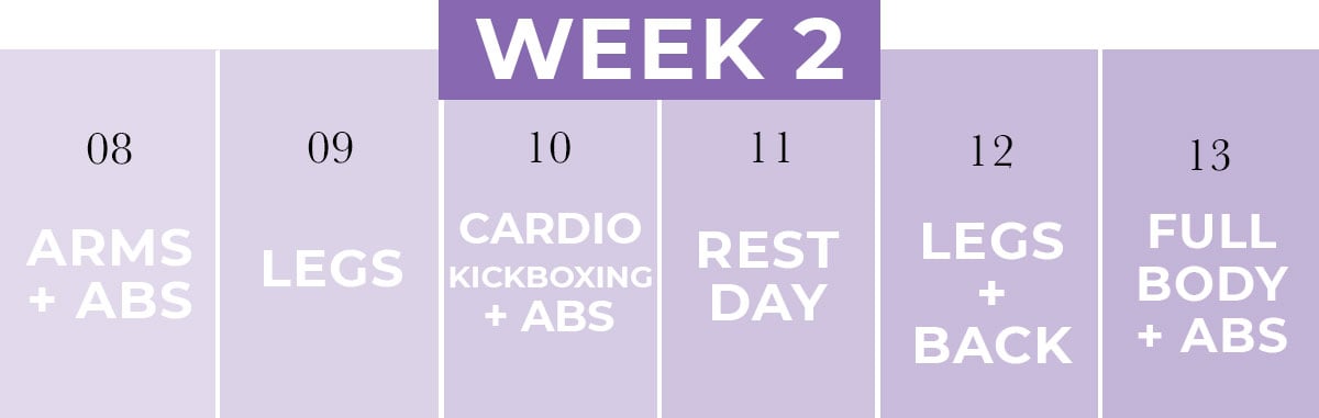 Week 2 | Full Body Workout Plan 