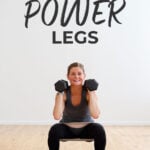 10 minute leg workout pin for pinterest