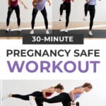 Pregnancy Safe Workouts for first trimester, second trimester and third trimesters