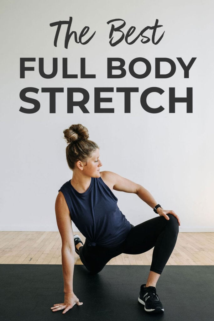 THE BEST full body stretch | pin for pinterest