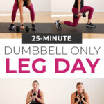 25-Minute Leg Day Superset Workout with one dumbbell