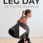 Leg Workouts | pin for pinterest