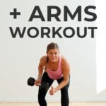 25 Minute Back and Arms Workout At Home with Weights