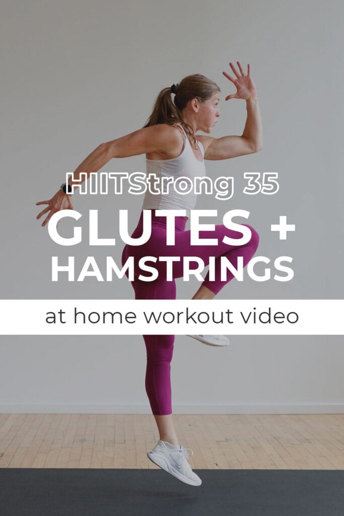 Glute and Hamstring Workout with dumbbells | HIIT Workout Plan Day 6