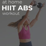 Pin for Pinterest of HIIT ab workout