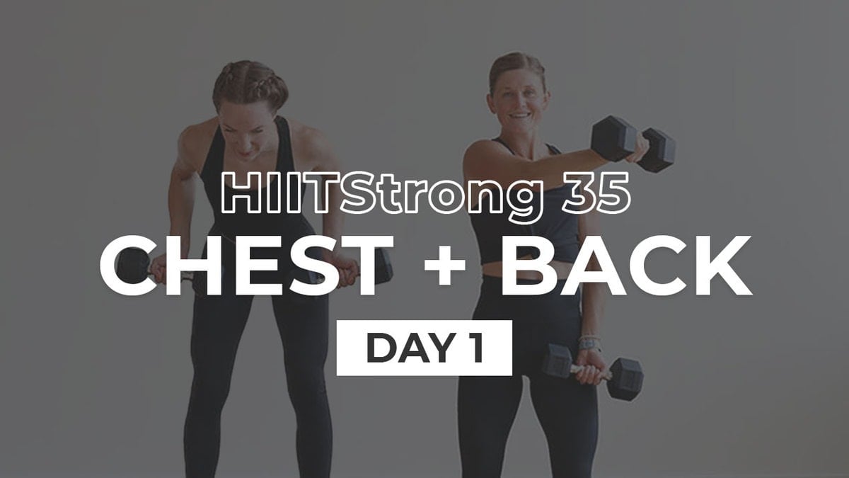 Chest And Back Workout With Dumbbells