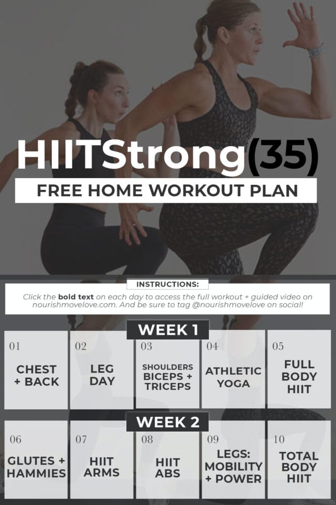 FREE 2-Week Workout Plan At Home | High Intensity Strength Training Program 