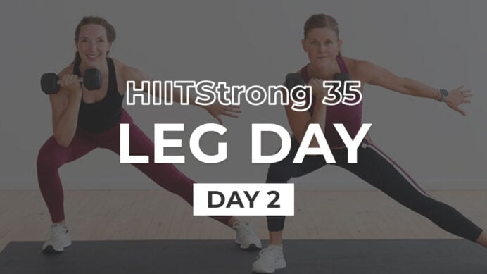 Leg Day | HIITStrong Day 2
