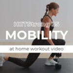 Pin for Pinterest of leg mobility workout