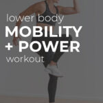 Pin for Pinterest of leg mobility workout